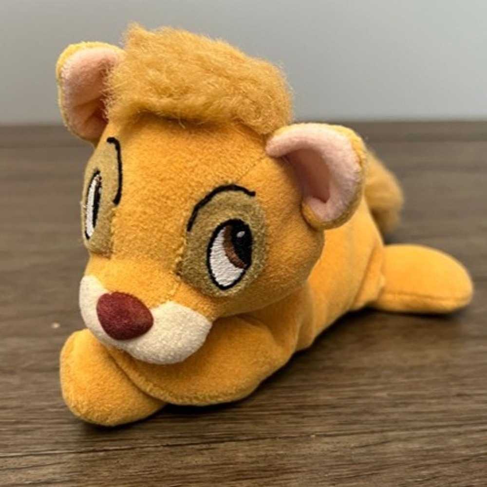 Disney Store Oliver & Company Oliver Bean Bag Plush Cat Stuffed Animal Toy